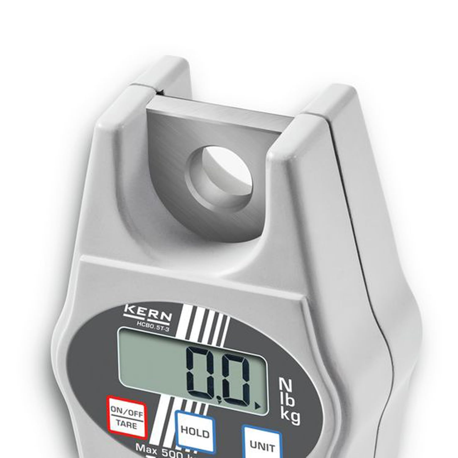 Balanza colgante – práctica para cargas elevadas [Kern HCB 0.5T-3] precisión hasta 1000 g, rango de peso máx. 500 kg