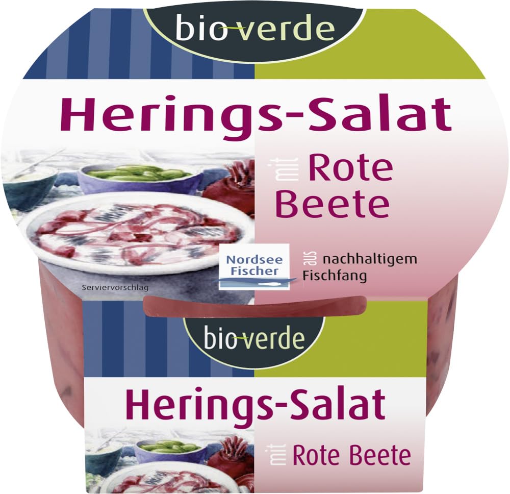 Bio Herings-Salat mit Rote Beete 18 x 150 g