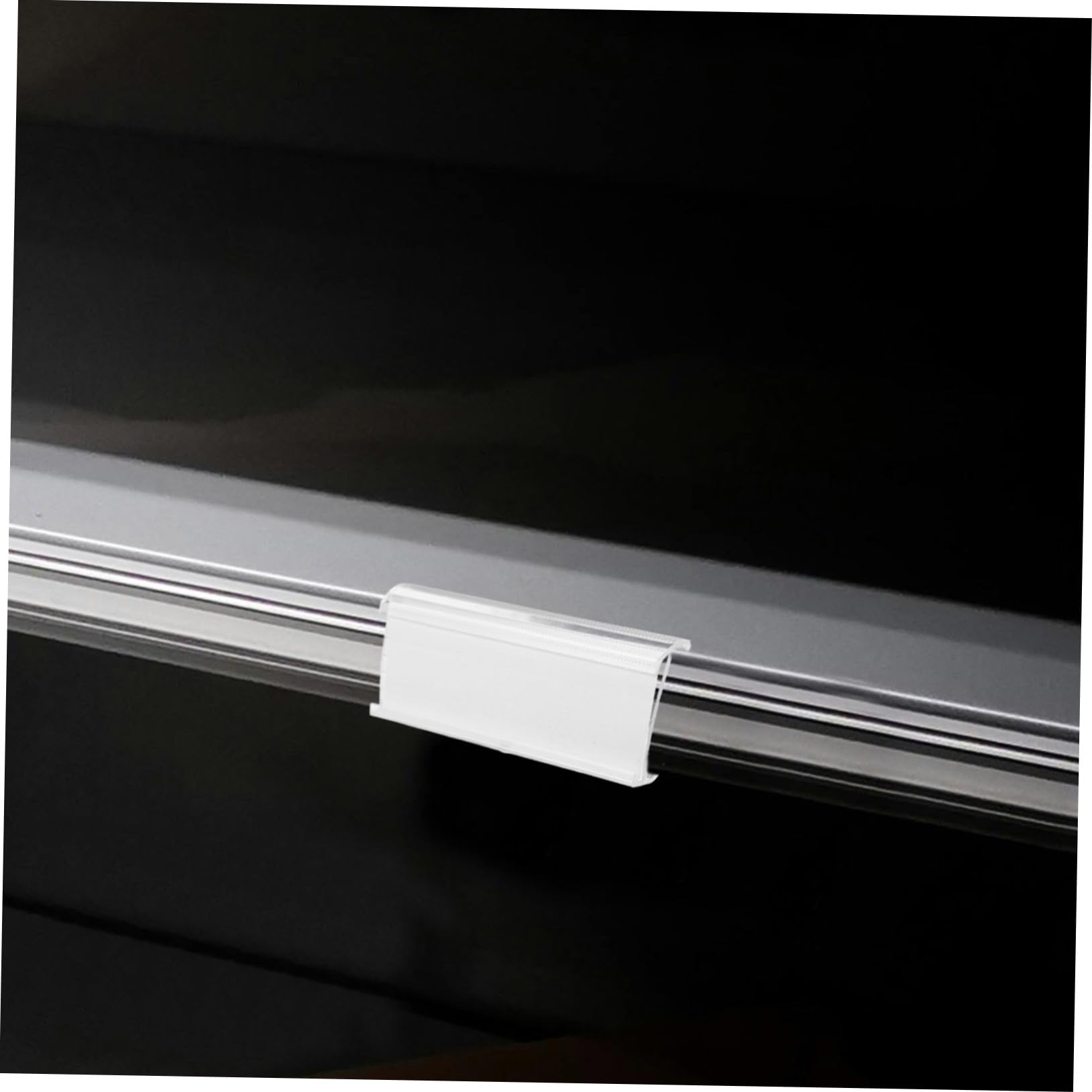 Porte-étiquettes de Prix pour Étagère en Pvc 100 Pièces Clips