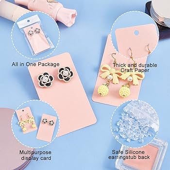 Amazon | PH PandaHall 120枚入り ピアス台紙 アクセサリー台紙 Amazon | PH PandaHall 120枚入り ピアス台紙 アクセサリー台紙