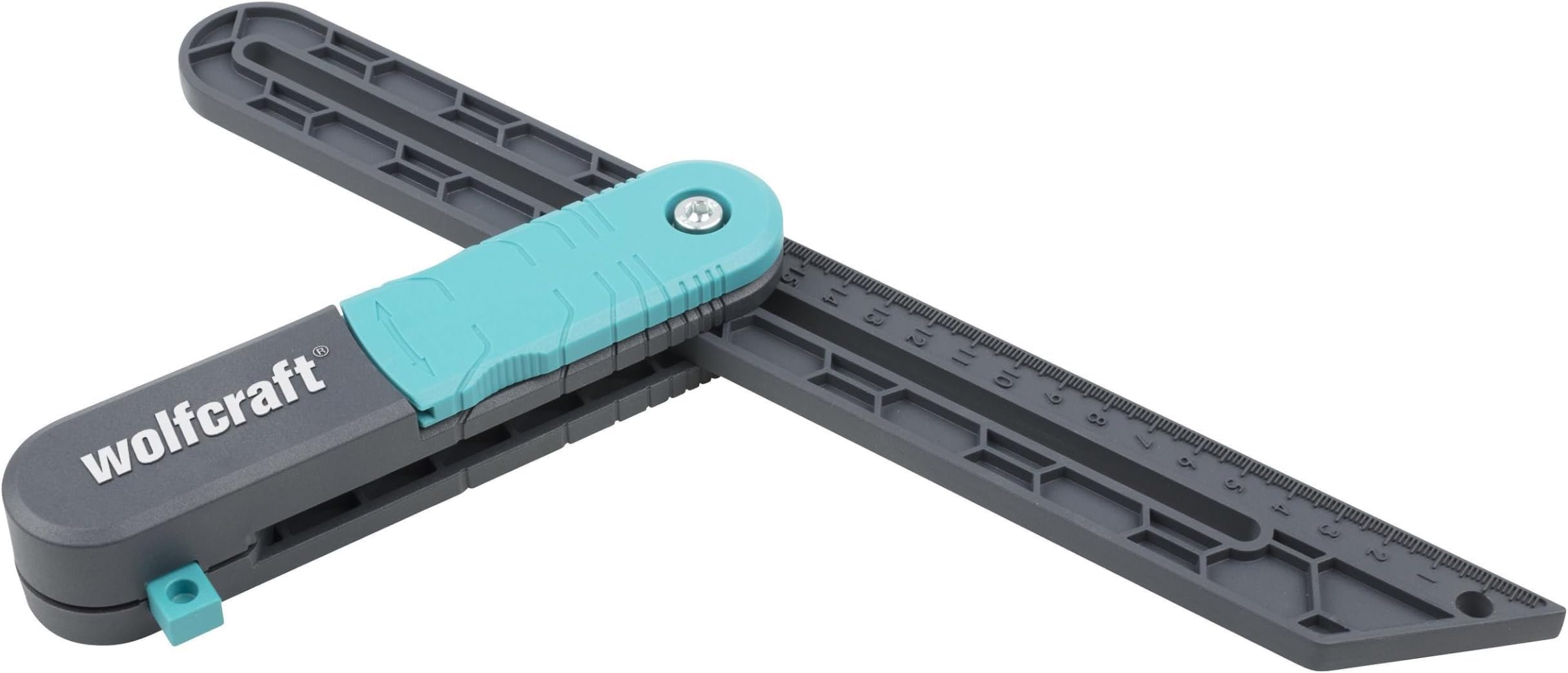 wolfcraft Angular Bevel Gauge with Marking Gauge Function I 6958000 I Practical aid When Laying Floors and Building Furniture