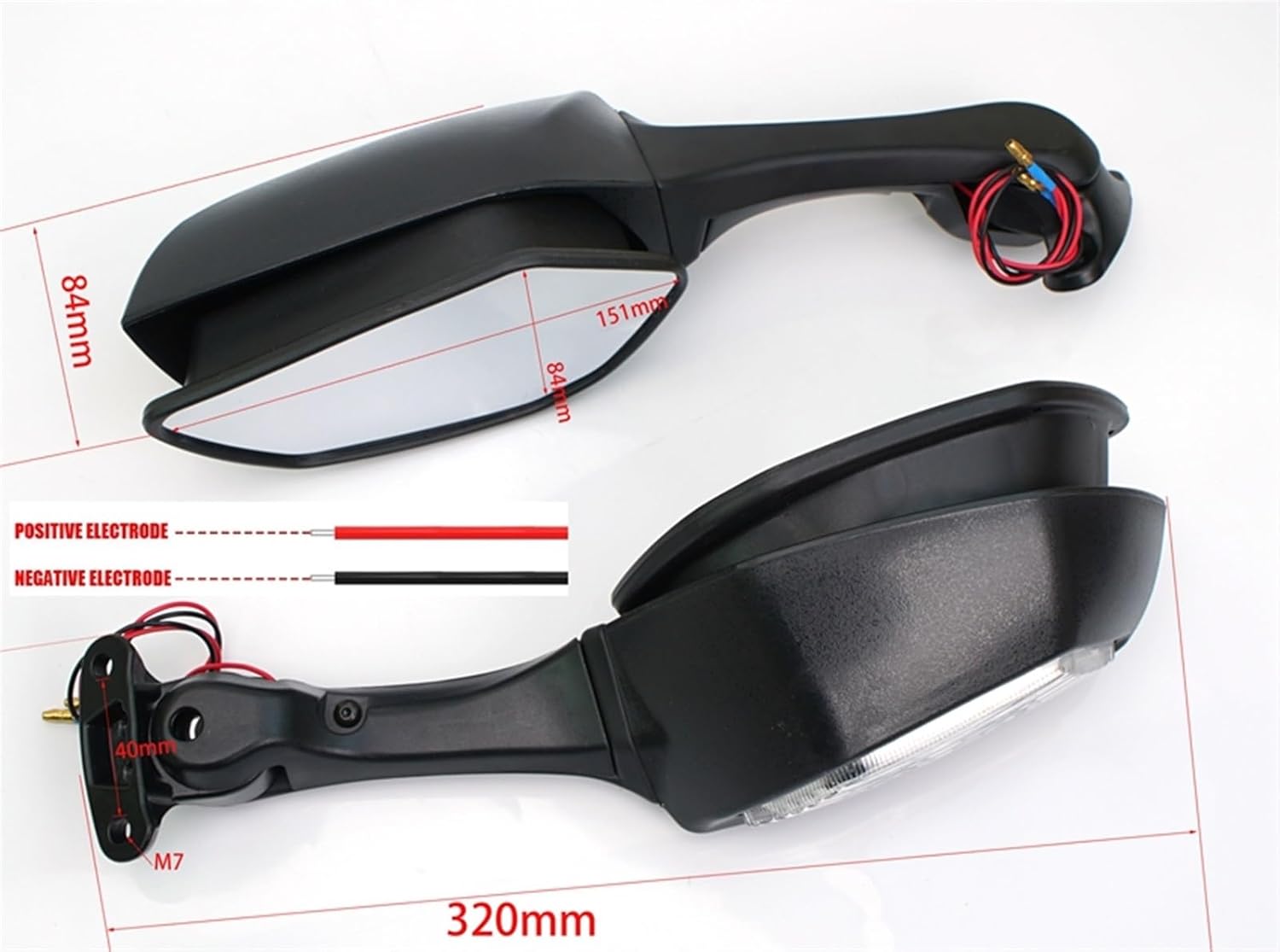 バイクバックミラー オートバイバックミラーサイドミラーとターン