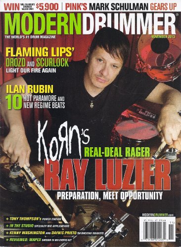 Modern Drummer (November 2013 - Ray Luzier Cover)