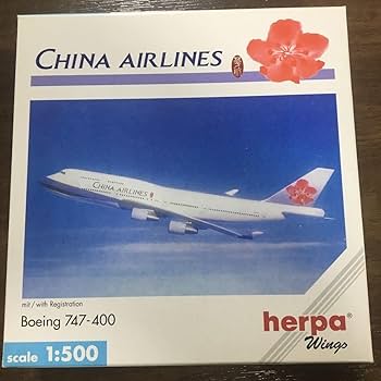 CHINAAIRLINES 747-400 模型　ボーイング　飛行機　2004 Amazon | TANG DYNASTY 1/400 標準バージョン 台湾中華航空