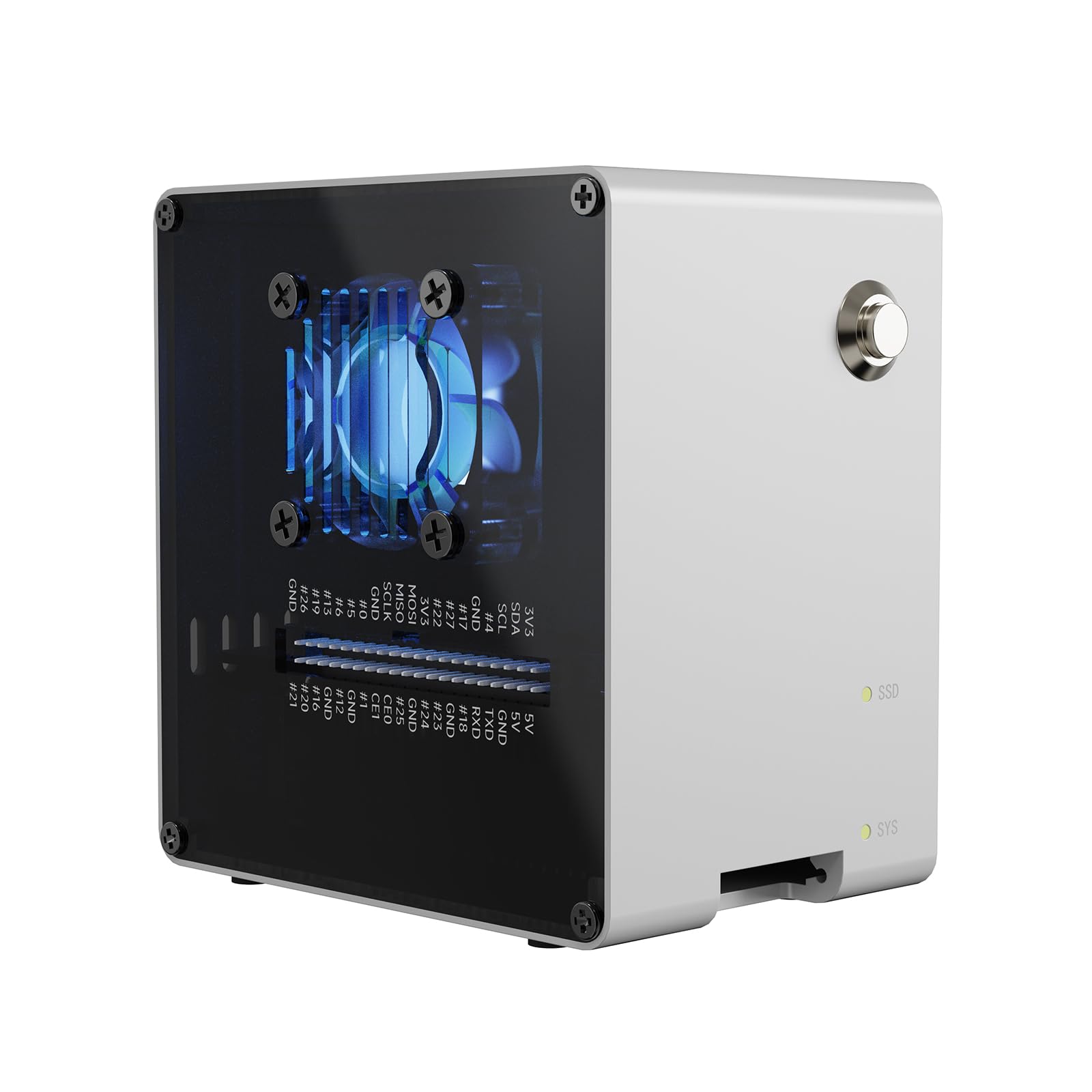Amazon.co.jp: Pironman 5-Mini NVMe M.2 SSD対応 Mini PCケース