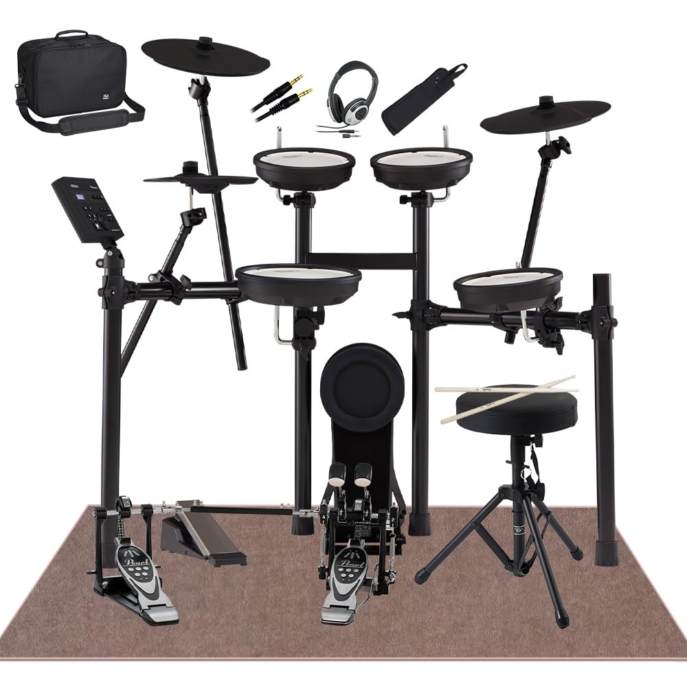 Amazon.co.jp: Roland TD-07KV Pearlツインペダル付属7点セット 電子
