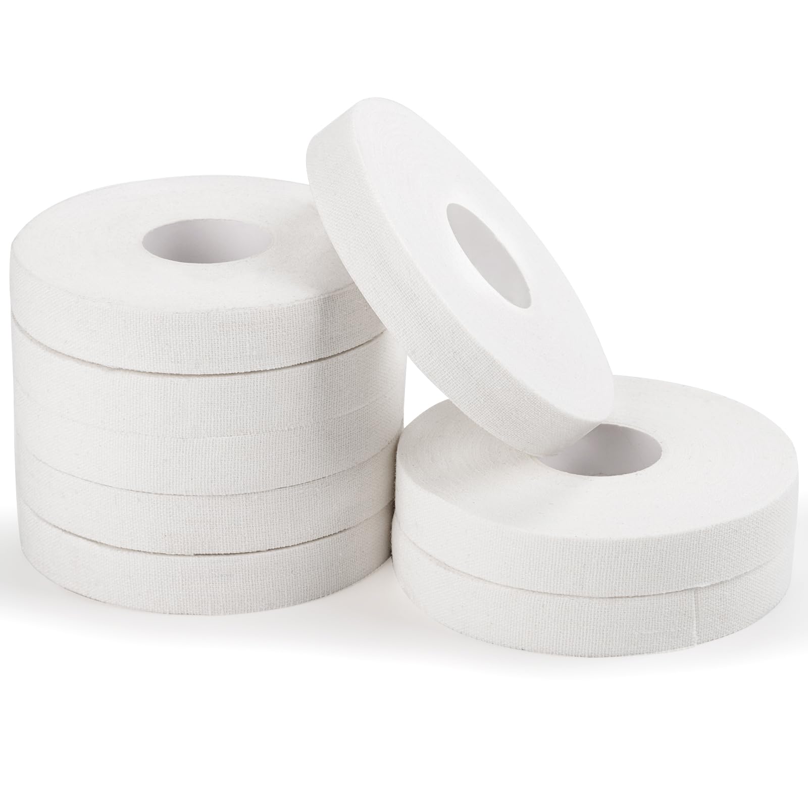 Pro Finger Tape 8 Pack - 0 5 x 45 Ft White Athletic Sports Tape for Rock Climbing