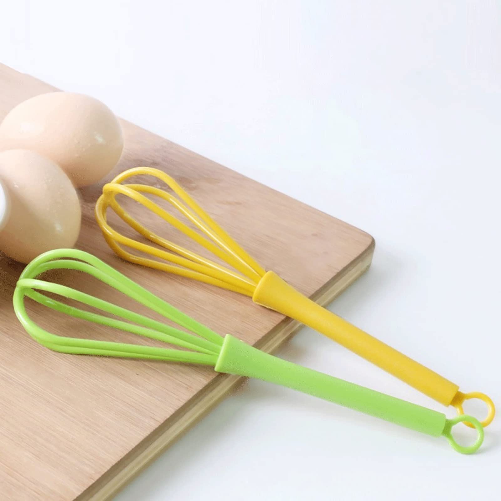 Mini batidor de huevos de plástico, multifunción, manual, cocina, crema, ensalada, accesorios de cocina, accesorios para hornear