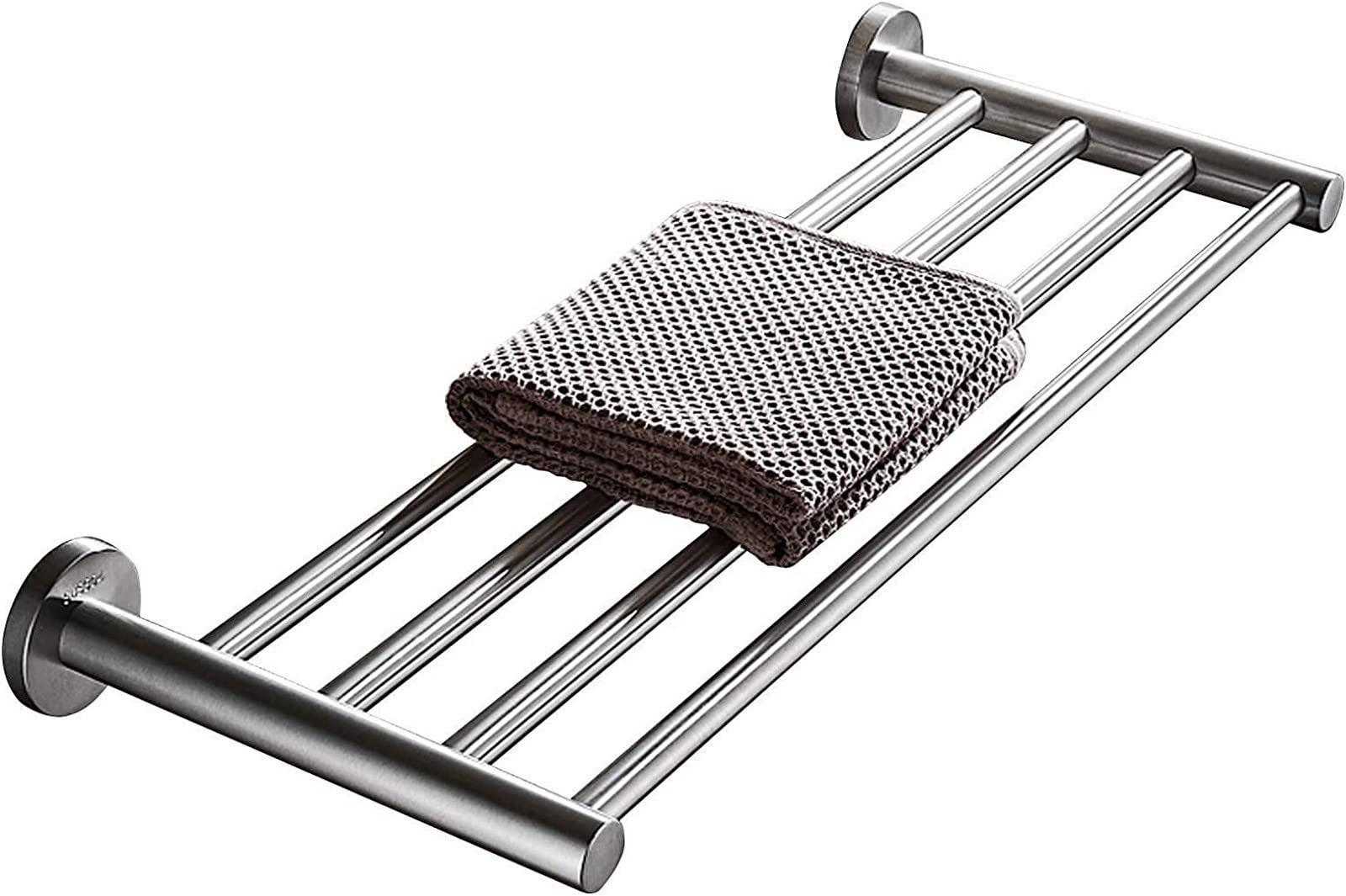 Porte-serviettes en acier inoxydable antirouille de 90 cm pour la douche