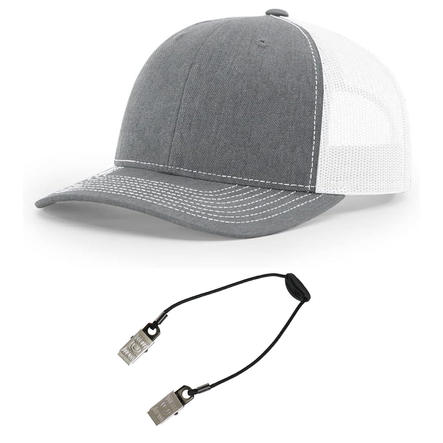 Richardson 112 Classic Structured Adjustable Snapback Trucker Hat Bundle with THP Cap Catcher