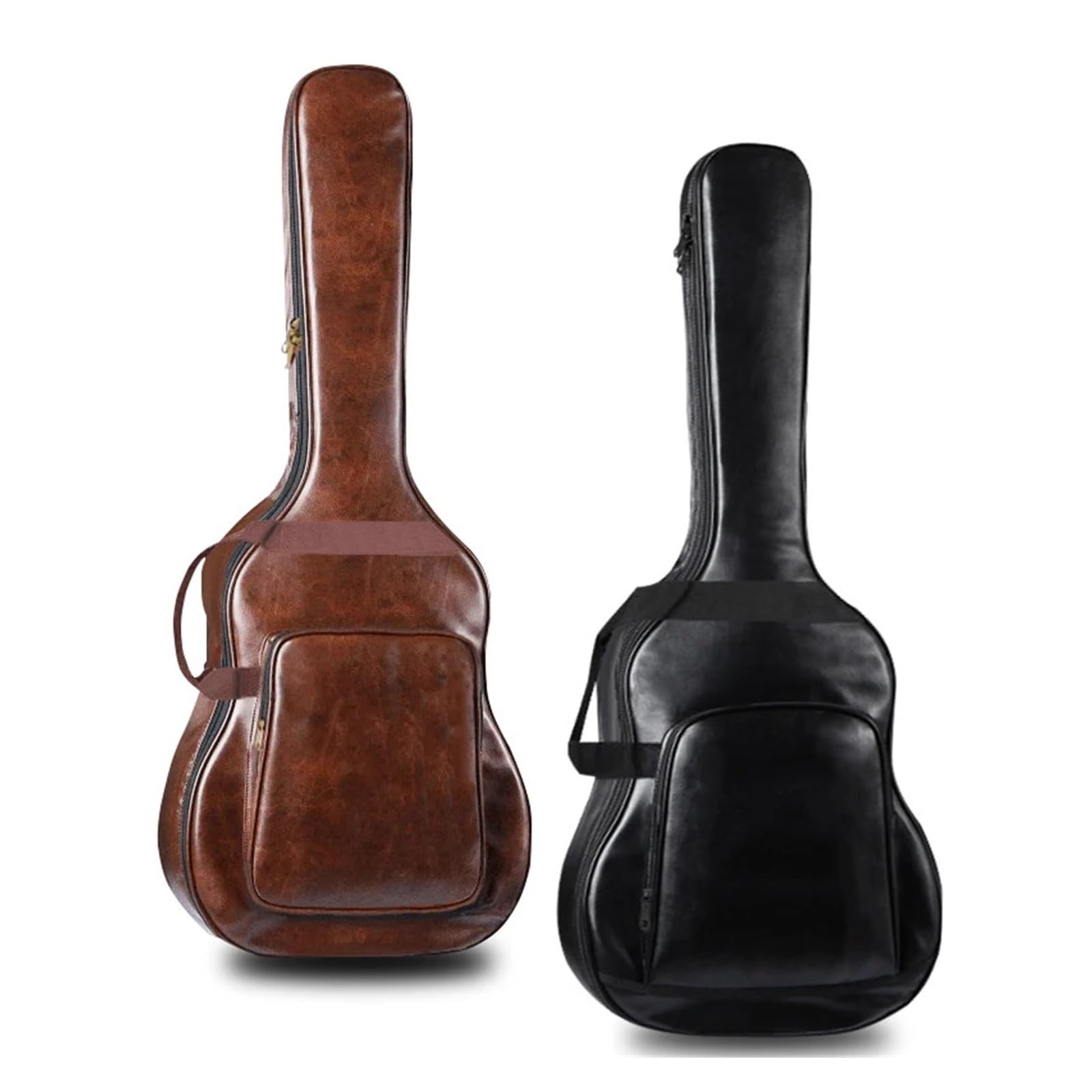 Mochila for Guitarra de Cuero Grueso e Impermeable 40/41 Pulgadas, Funda for, Accesorios for Instrumentos Musicales para Guitarra(Brown)
