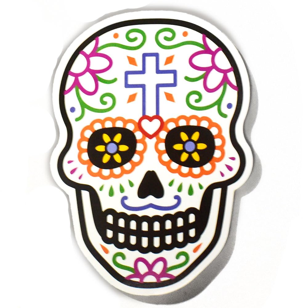 Amazon.co.jp: メキシコ シュガースカル（ドクロ）ステッカー（シール
