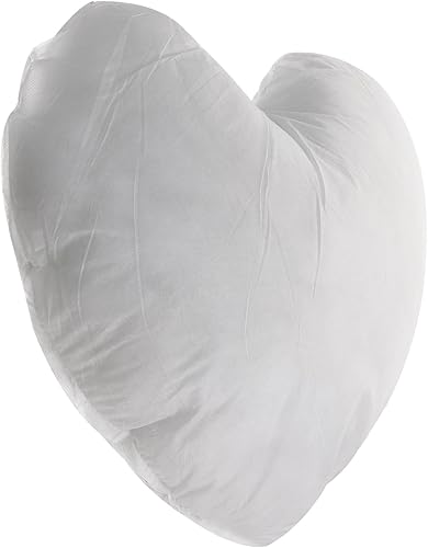 Relleno de cojín decorativo ligero en forma de corazón para sofá y adorable almohada en forma de corazón interior para una decoración cómoda del