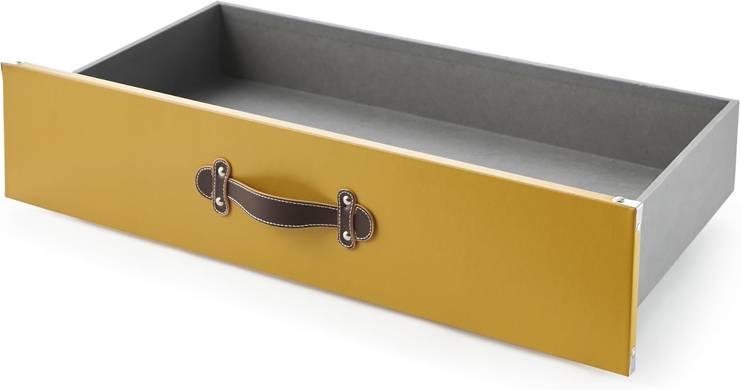 Texture® Brand - Rolling Under Bed Storage Drawer - Driftwood Brown