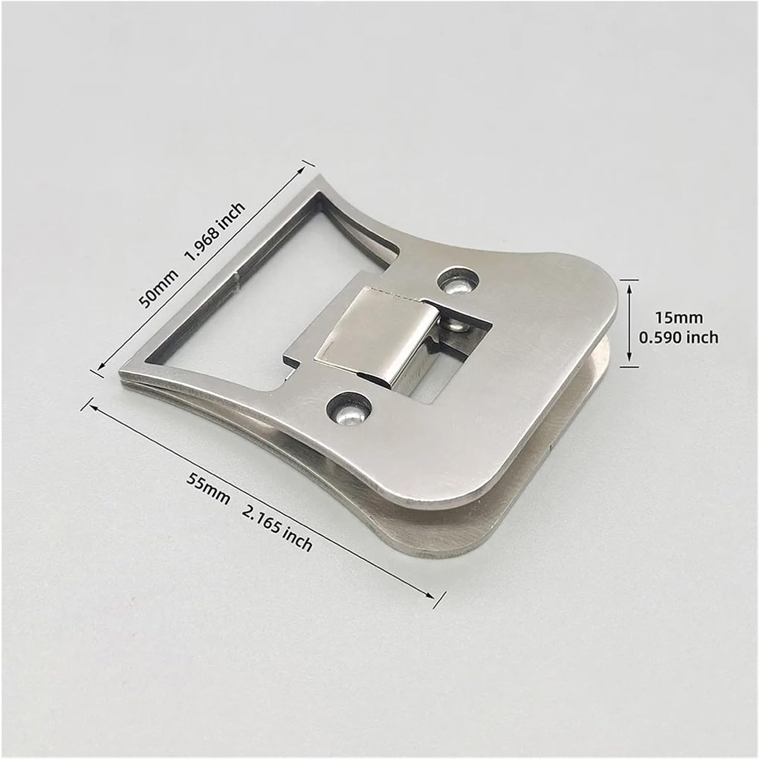 Smooth Pesca Tackle Fly Tying Tool – 2 Pcs Stainless Steel Feather Holder Hackle Pliers for Fishing