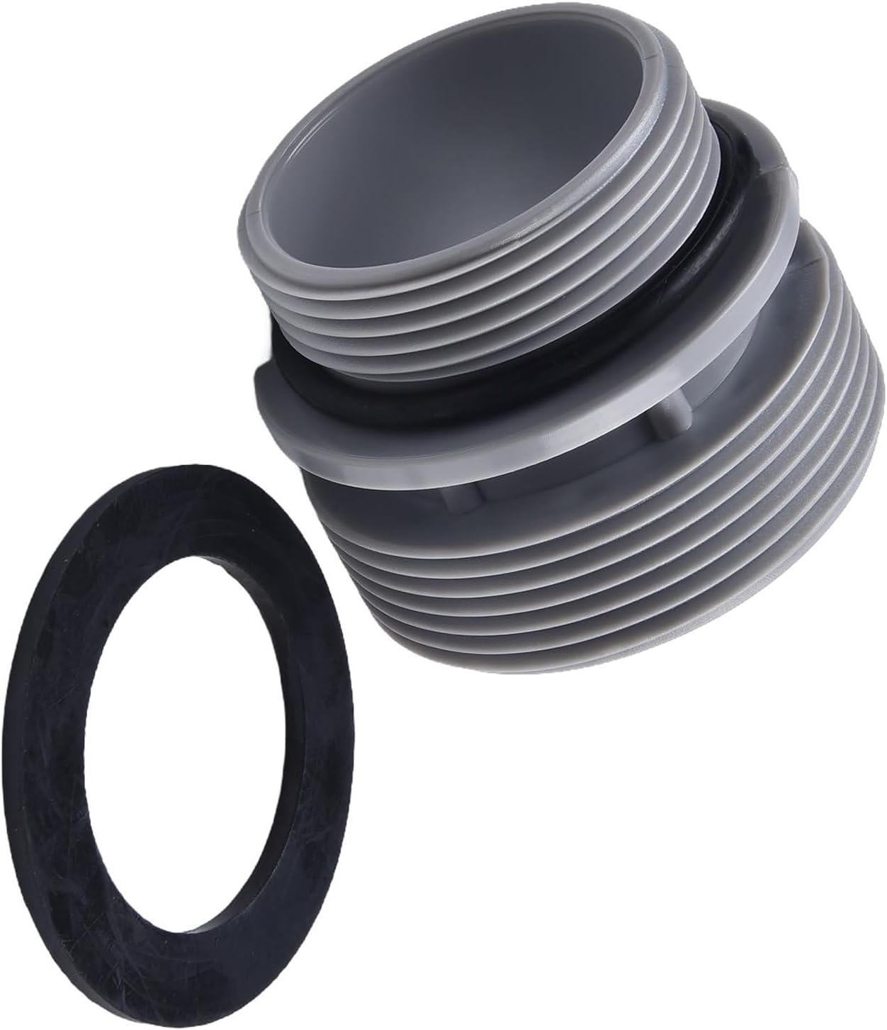 StarRing Replacement Pool 4560 Hose Conversion Adapters Kit for Intex 40mm to 1 1/2 Inch, Conversion Kit for Intex Pool Hose Connector Pool Pump Sand Filter Above Ground Part (1*Adapter)