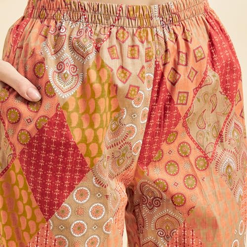 Image of Sweet Dreams Women's Cotton Animal Print Pajama Set Pack of 1