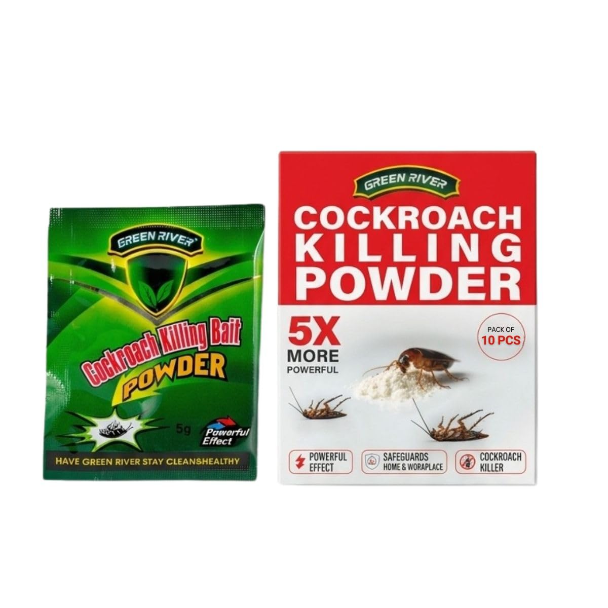 Royalkart Cockroach Killing Bait Killer for Home, Office Use (Pack of 10 Sachets)-image-12