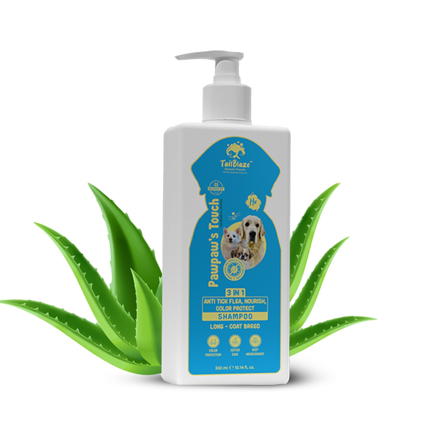 TailBlaze Groom Vroom Pawpaws Touch 3 in 1 Anti Tick Flea Dog Shampoo with Free Dog Towel | SLS, Paraben, Mineral Oil and Silicones Free | Ayurveda + Patents 300 ml (B0CFY78R9L) Amazon Price History, Amazon Price Tracker