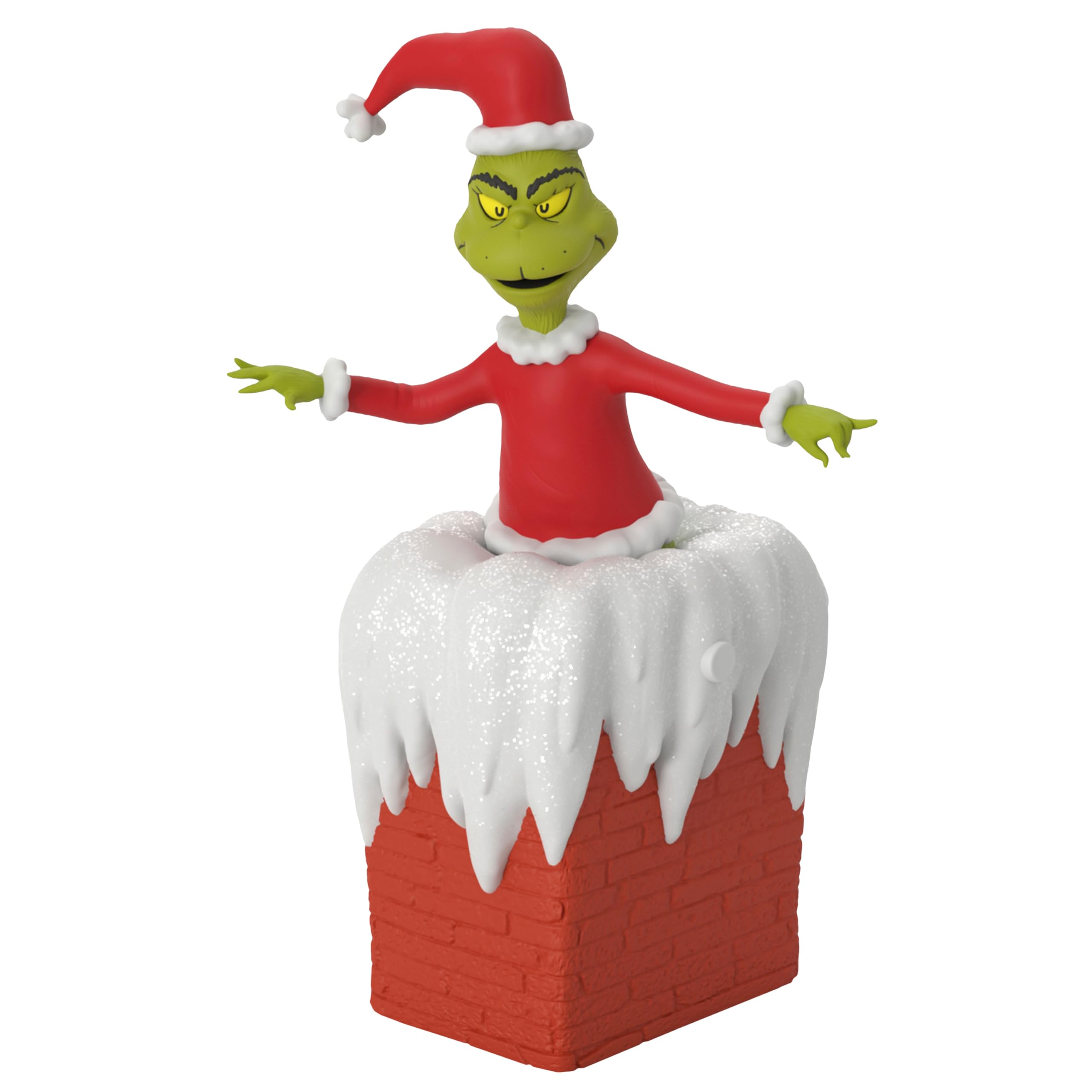 Hallmark Keepsake Dr. Seuss's How The Grinch Stole Christmas! You're A Mean One, Mr. Grinch Christmas Ornament, Musical, Christmas Movie Gifts