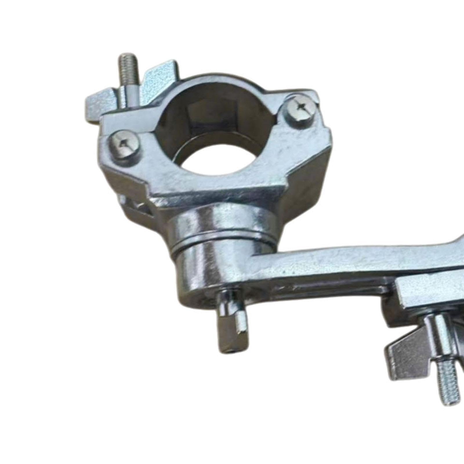 Harilla Abrazadera de Extensión para Batería, de Metal, Soporte para Cencerro de Práctica, Accesorios para Instrumentos de Percusión, Abrazaderas de Montaje P