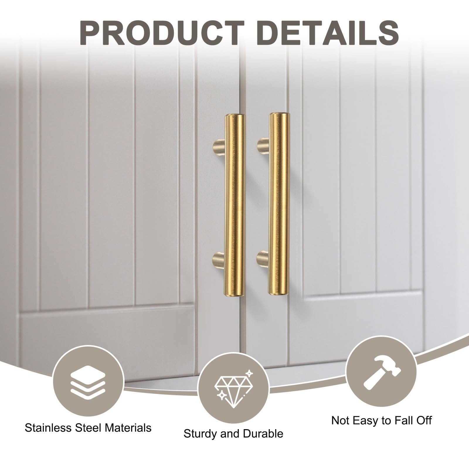 M METERXITY 10-Pack Cabinet Pulls Knobs - Image 2