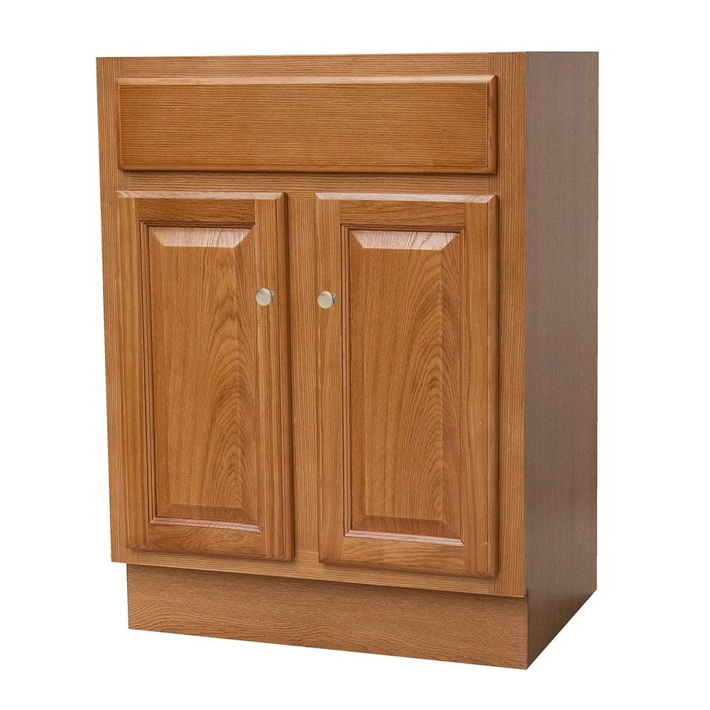 GCC 24" x 18" Honey Amber Raised Panel Vanity Cabinet