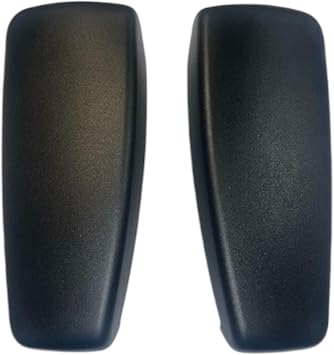 Replacement Arm Pads for Herman Miller Embody Chair-Fix Peeling & Cracked Arm Pads-Soft-Touch Ergonomic Cushions for Fully Adjustable Arms-Premium Black Armrest Cushions, Pair Set of 2