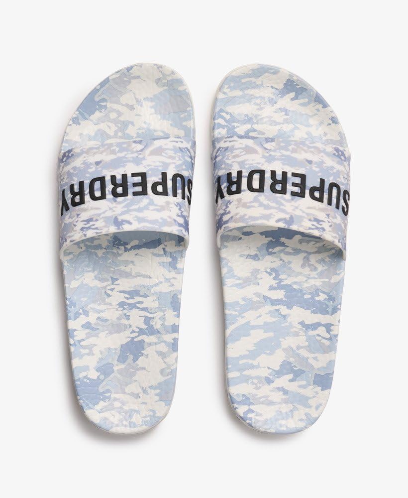 Superdry Sandales de bain pour homme avec imprimé camouflage