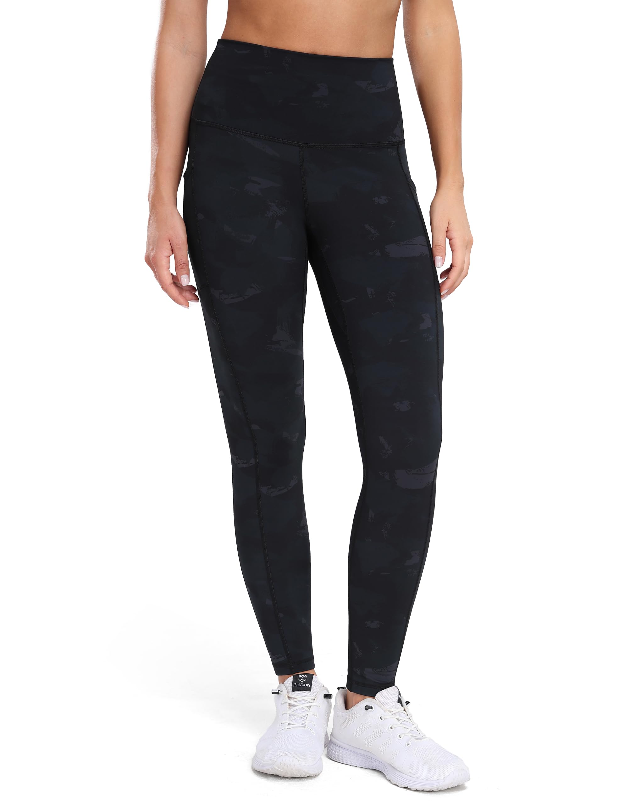 Colorfulkoala Women's High Waisted Tummy Control Workout Leggings 7/8 Length Yoga Pants with Pockets