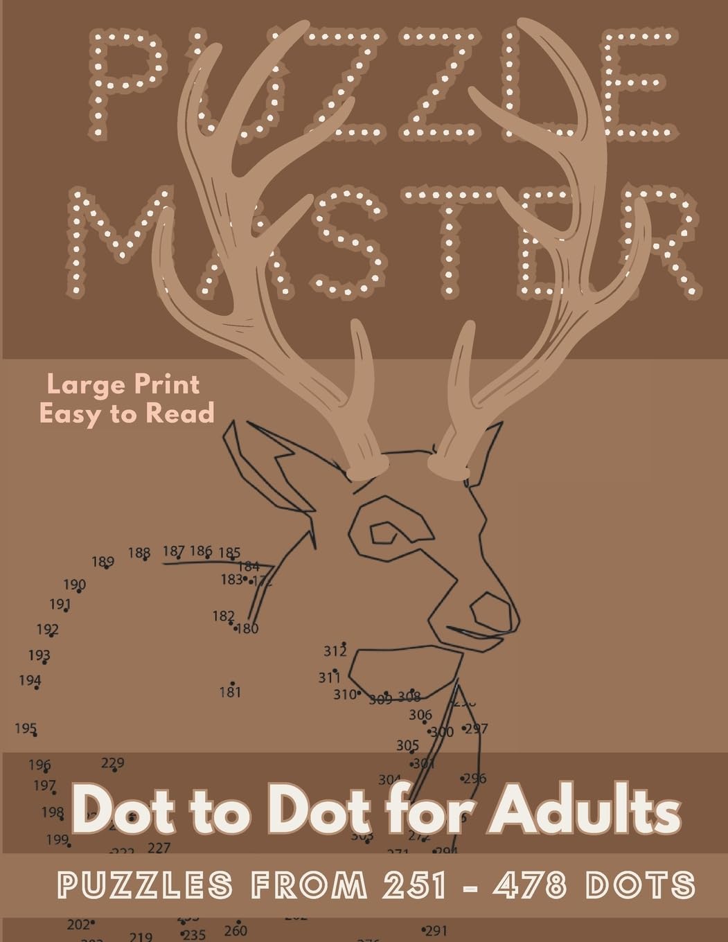 Large Print Easy to Read Dot-to-Dots for Adults: Volume 9