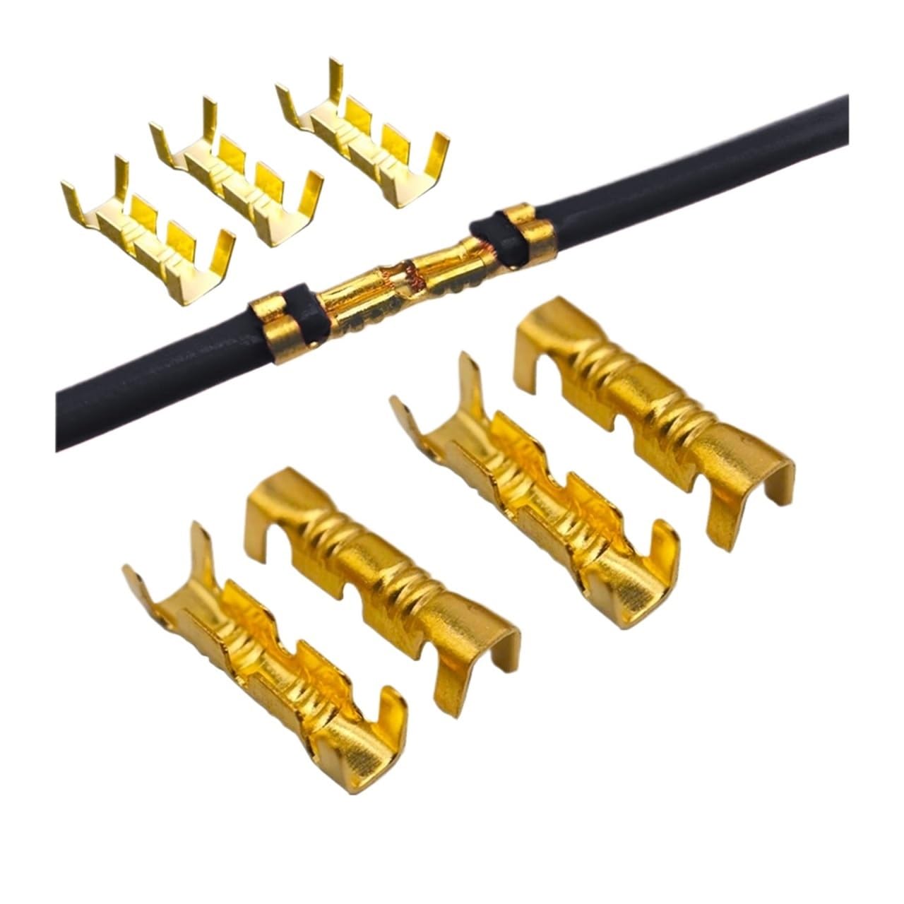 xuyuyan DJ453 Dual U-shaped Connector Cold Terminal 0.5-1.5mm ² -2.5mm ²(50pcs,453 0.3-1.5MM)