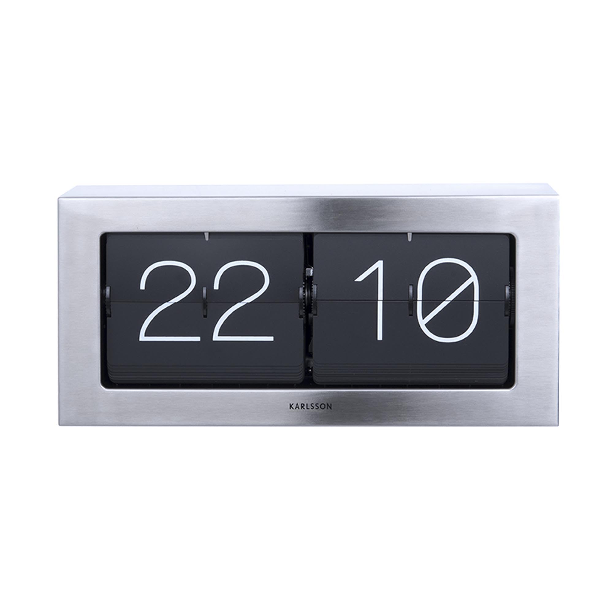 Karlsson Argenté Wall And Table Clocks Boxed Flip Xl