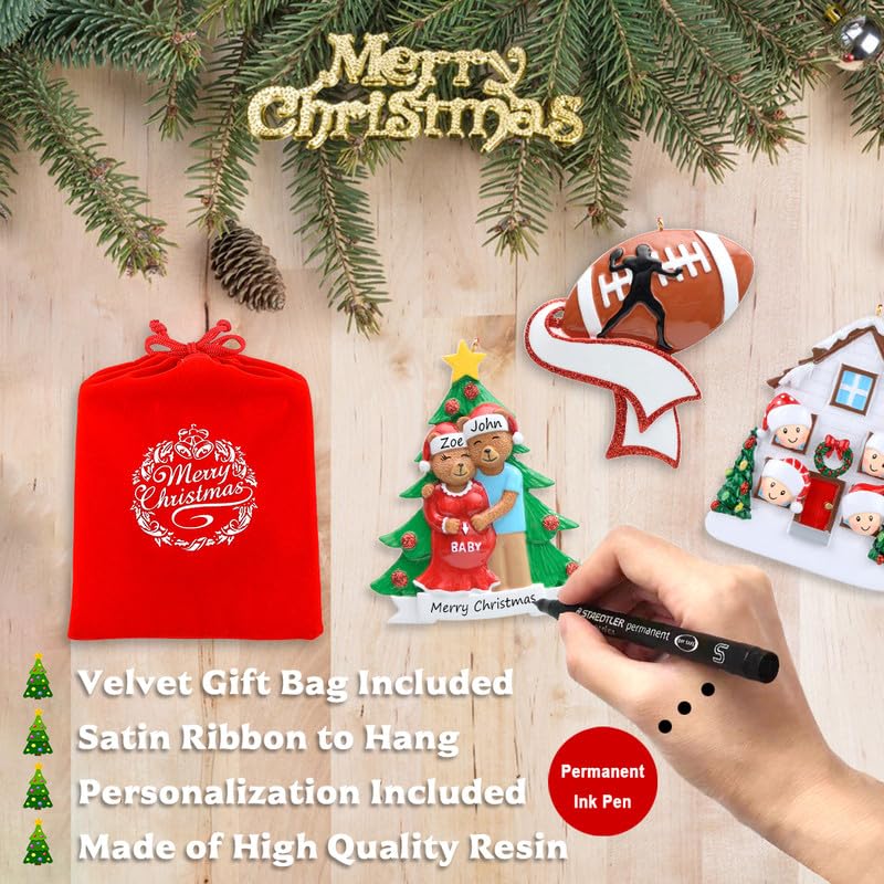 Personalized Golf Christmas Ornament 2024, Golf Ornaments, Golfer Girl and Red Golf Bag Ornament, Custom Sport Ornament, Golfer Player Ornament - Gifts for Golf Player, Golf Lover, Golf Club Keepsake