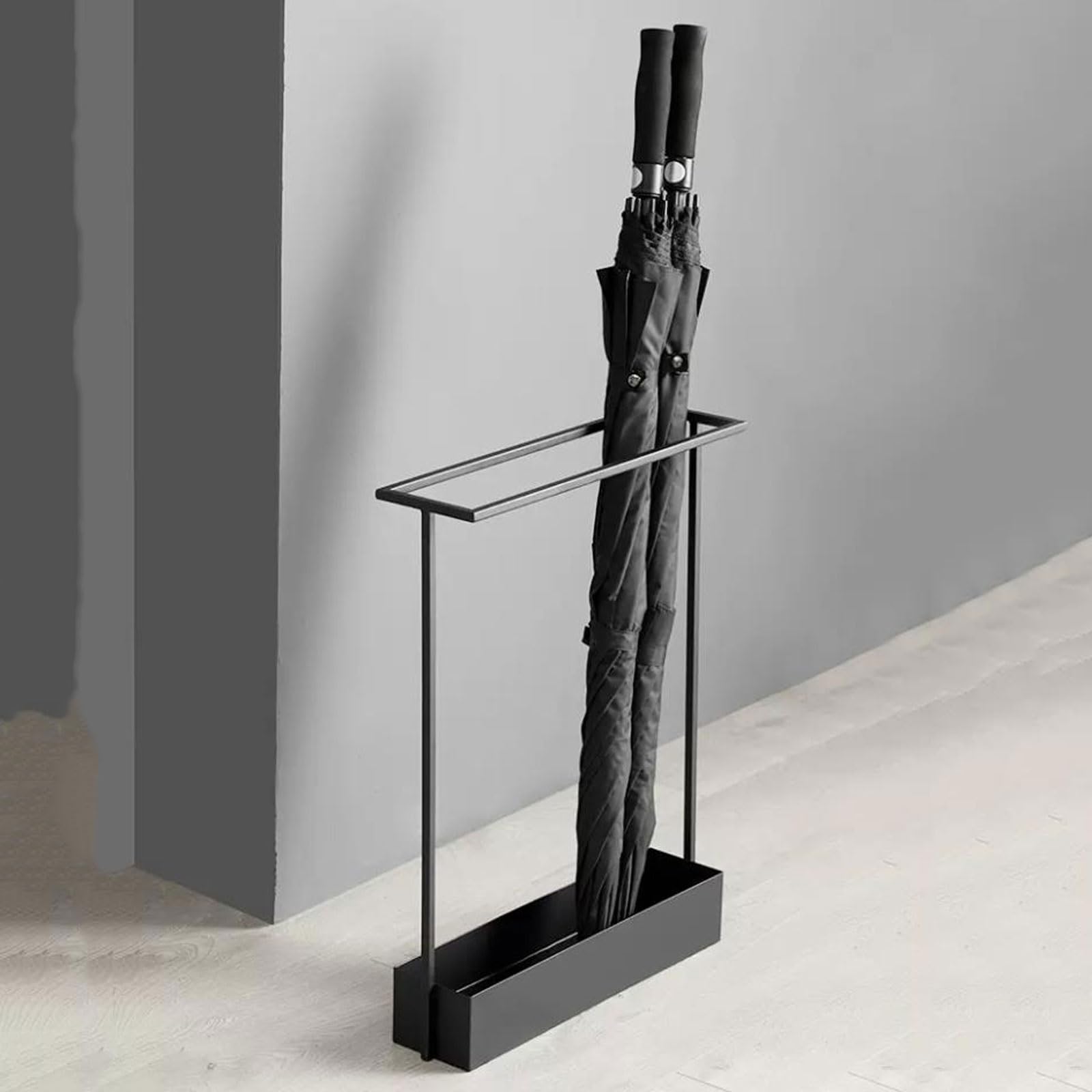 Schirmständer Hochwertiger Schirmhalter, Schirmständer, Schirm-Abflussständer, Flurdekoration aus Metall mit herausnehmbarer Abtropfschale, for das Heimbüro Regenschirmhalter