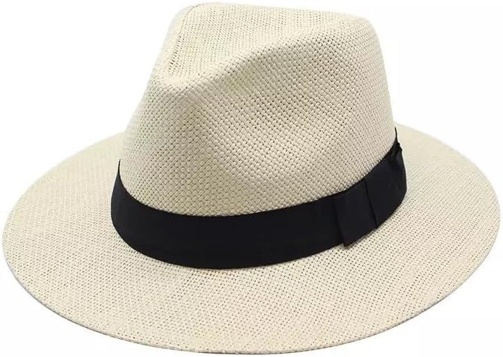 Chapéu Moda Panamá Aba Média Casual Praia Unissex