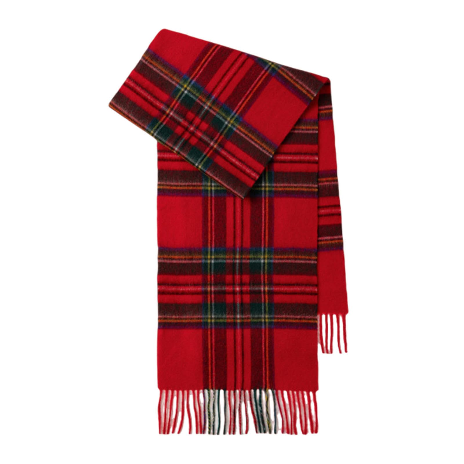 Sciarpa Donna Lana Sciarpa Femminile Autunno E Scialle Invernale Signore per Tutta La Partita Calda E Lunghe al Collo da Uomo Sciarpa Donna Regalo 180 * 30 Cm-Natale