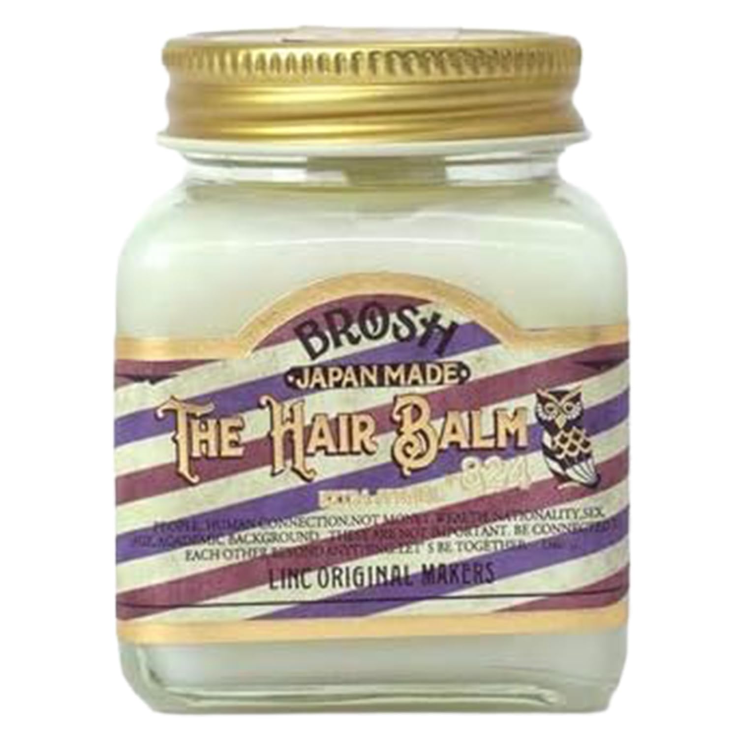 BROSH Hair Balm 824 Multi-Use Styling and Moisturizing Cream for Hair and Skin with Natural Lavender, Cypress, Patchouli Oils, 2.5 Oz