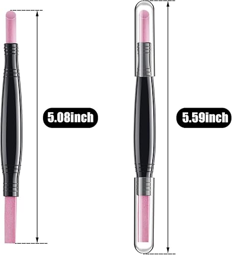 Miniatura 2 de 5 piezas de piedra pómez lima de uñas de lima de uñas de doble cabeza empujador removedor de cutículas recortadora herramienta de arte para el hogar