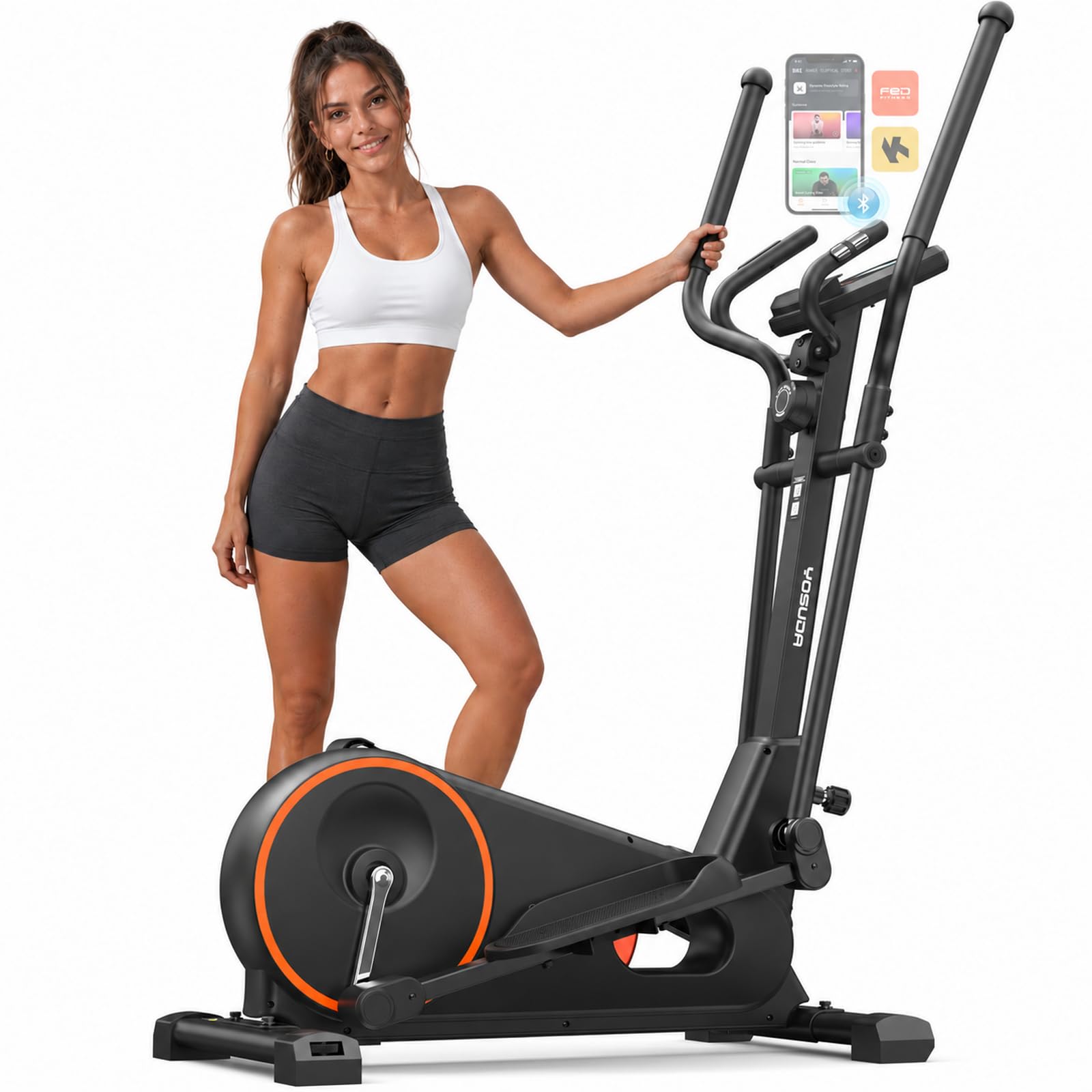 YOSUDA Foldable Incline Elliptical