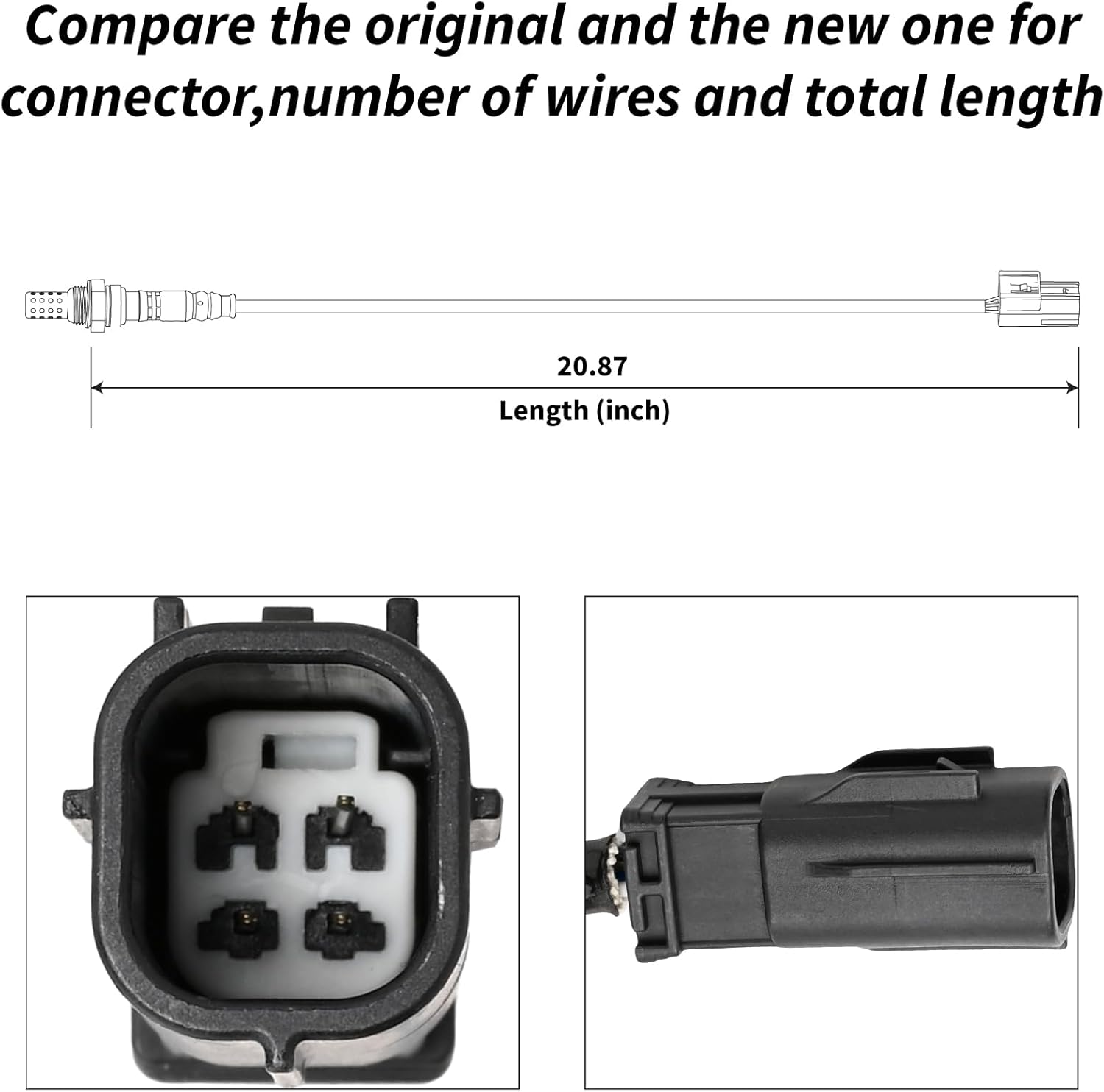 234-9307 Oxygen Sensor Upstream Compatible with Avalon Camry Highlander RAV4 Sienna Venza ES250 ES300h NX250 NX450h 2.5L L4