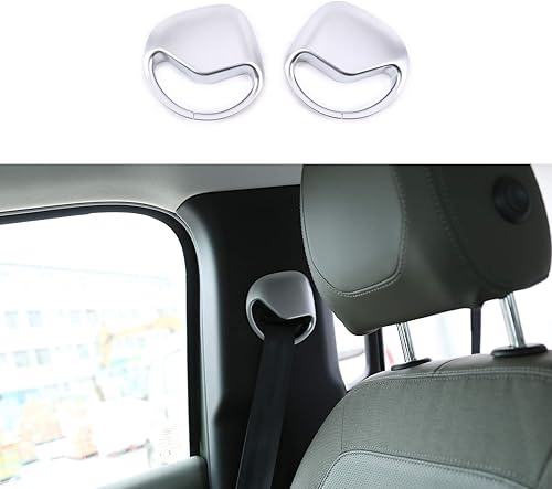 CHEYA ABS coche cinturón decoración cubierta para Land Rover Defender 2020 coche accesorios (plata)