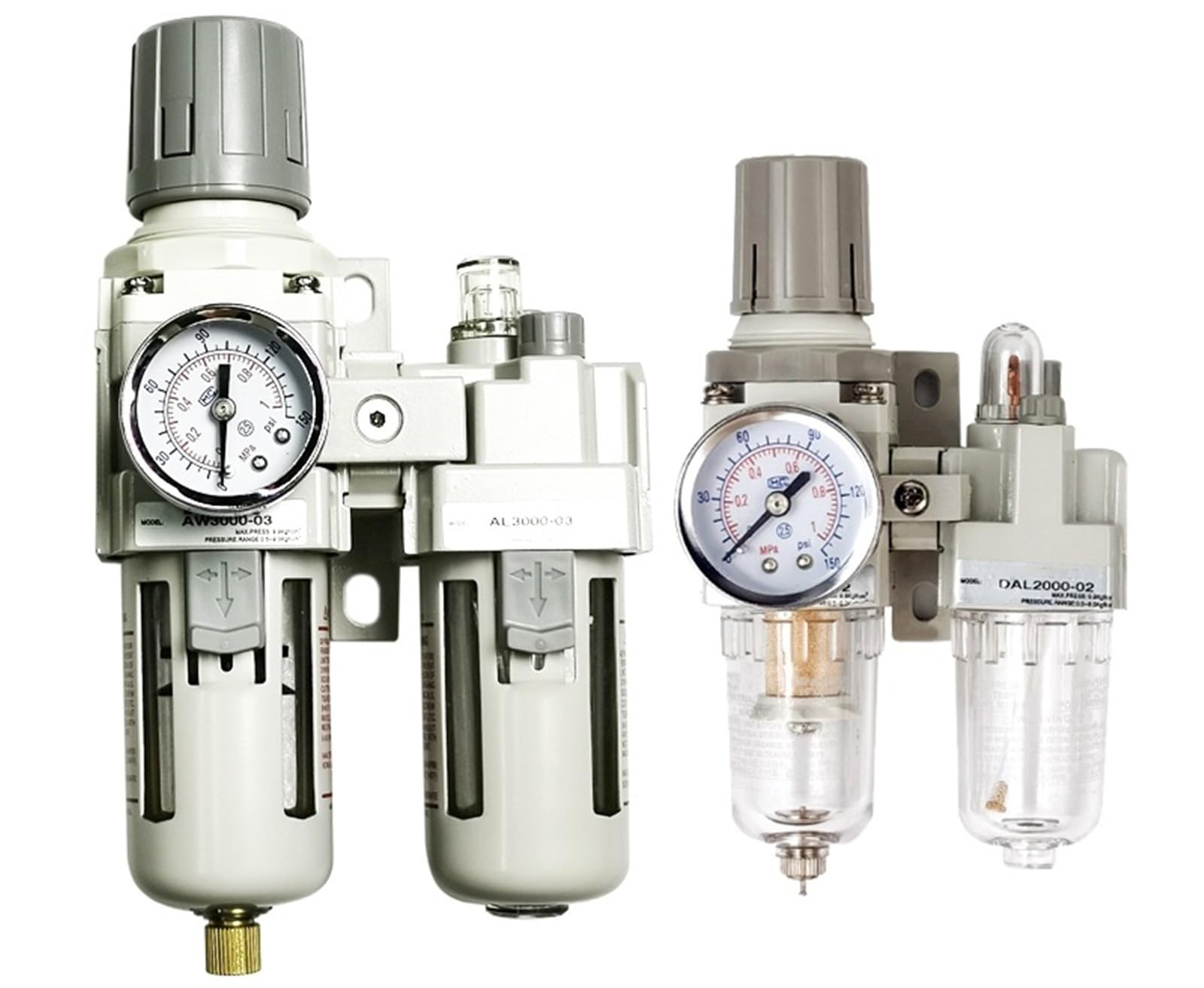 AC2010-02 AC3010-03 AC4010-04 Pneumatic Pressure Regulator(AC2010-02 PC4-02,Copper Filter)
