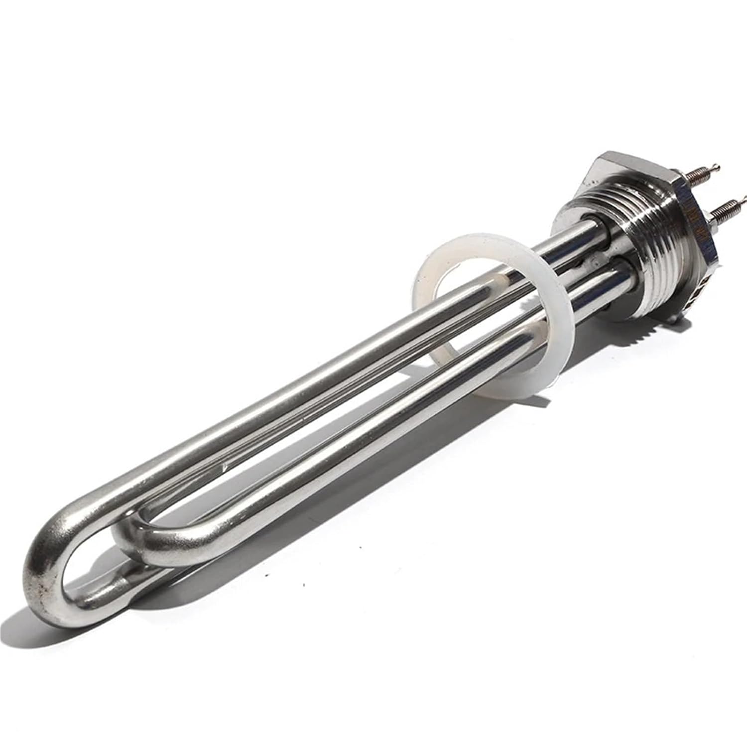 Submersible Water Heater Double U Type with 1Inch Thread | Element Stainless Steel Heating(36V 1200W)