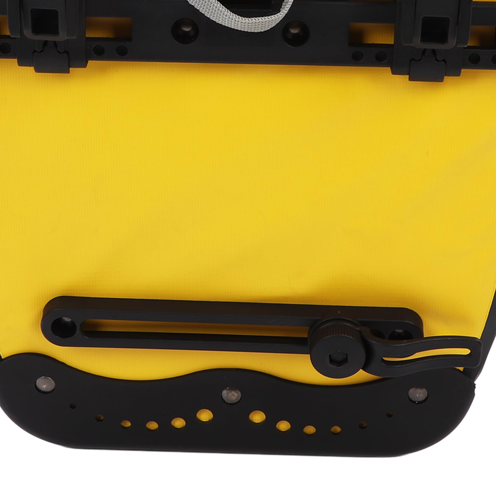 Sakwa Rowerowa Żółta Torba na sakwę rowerową 500D PVC Doskonała trwałość Podczas Jazdy na Długich Dystansach (Pojemność 25L)
