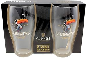 Toucan Official 20oz Stout Pint Glasses 2 Piece Set