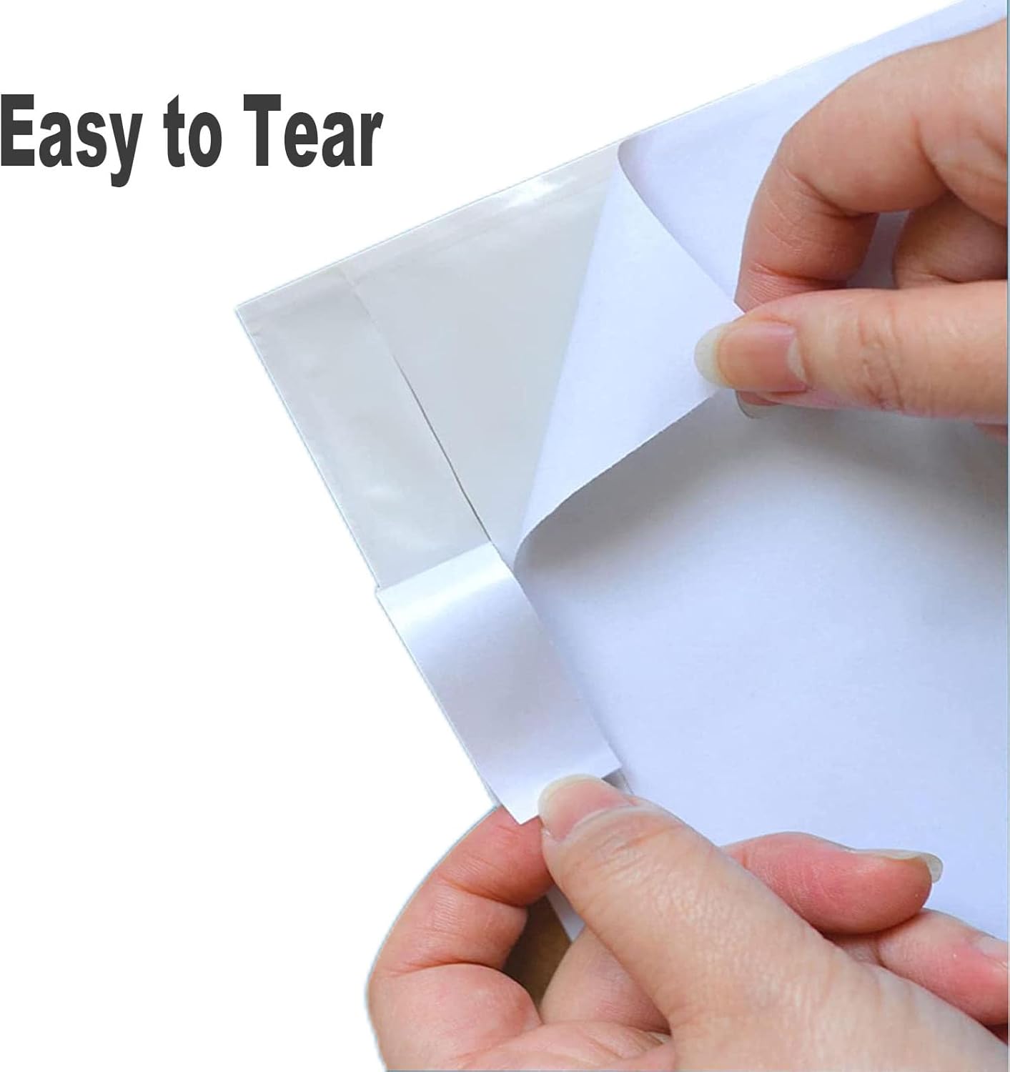 500 Pack 6x9 Shipping Envelopes, Packing List Mailing Envelopes Clear Adhesive Shipping Label Sleeves Shipping Supplies for Small Businesses