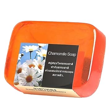 Jan Jean Soap Bar Infused with Essential Oils for Nourishing Shower and Bathing Experience Chamomile One Size