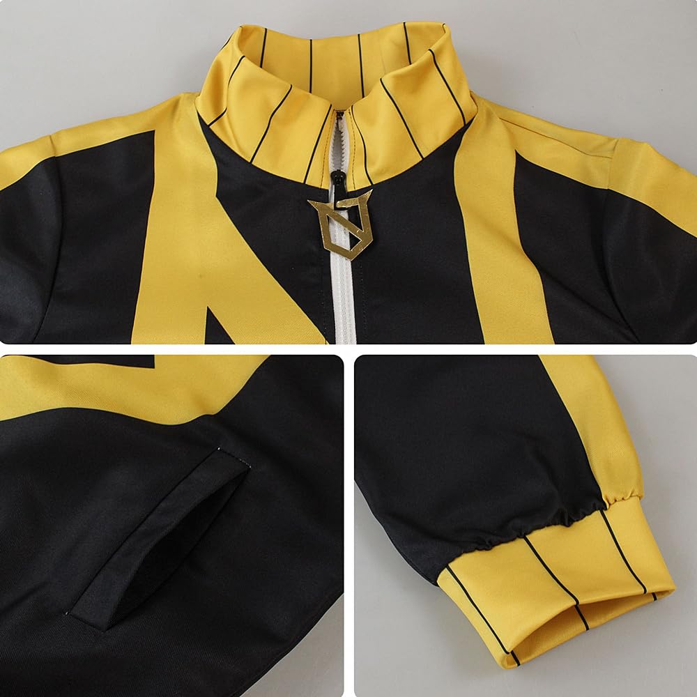 Charous Anime Manga Undead Unluck Cosplay Union Tope Kostüm, Unisex-Uniform-Set für Festivals, Aufführungen, Cosplay-Geschenk