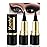 Kaely 2Pcs Gel Eyeliner Pencil, Natural Black Eyeliner Cream, Liquid Eye Liner Pencils for Older Women Waterproof, Smoky Eyeshadow Palette Goth Halloween Makeup Kit, delineador de ojos contra el agua